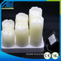 Real Wax Paraffin Rechargeable LED Candle Light